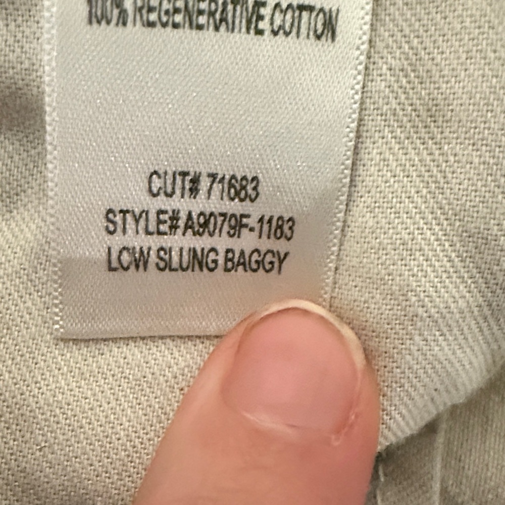 Agolde Light Tan Wide-Leg Jeans - Picture 3 of 3